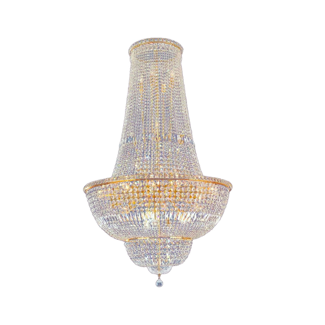 Empress Crystal Basket Chandelier - GOLD - 42 Light